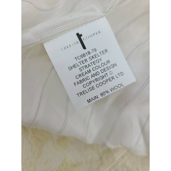 Trelise Cooper Shelter Skelter Strategy Coat Womens 6 Ivory Cream Wool Blend - Picture 9 of 11